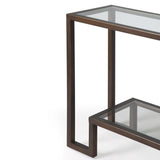 Ming Console Table  -  Bronze