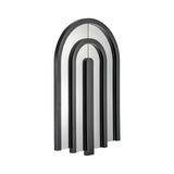 Cobra Mirror - Matt Black Wood