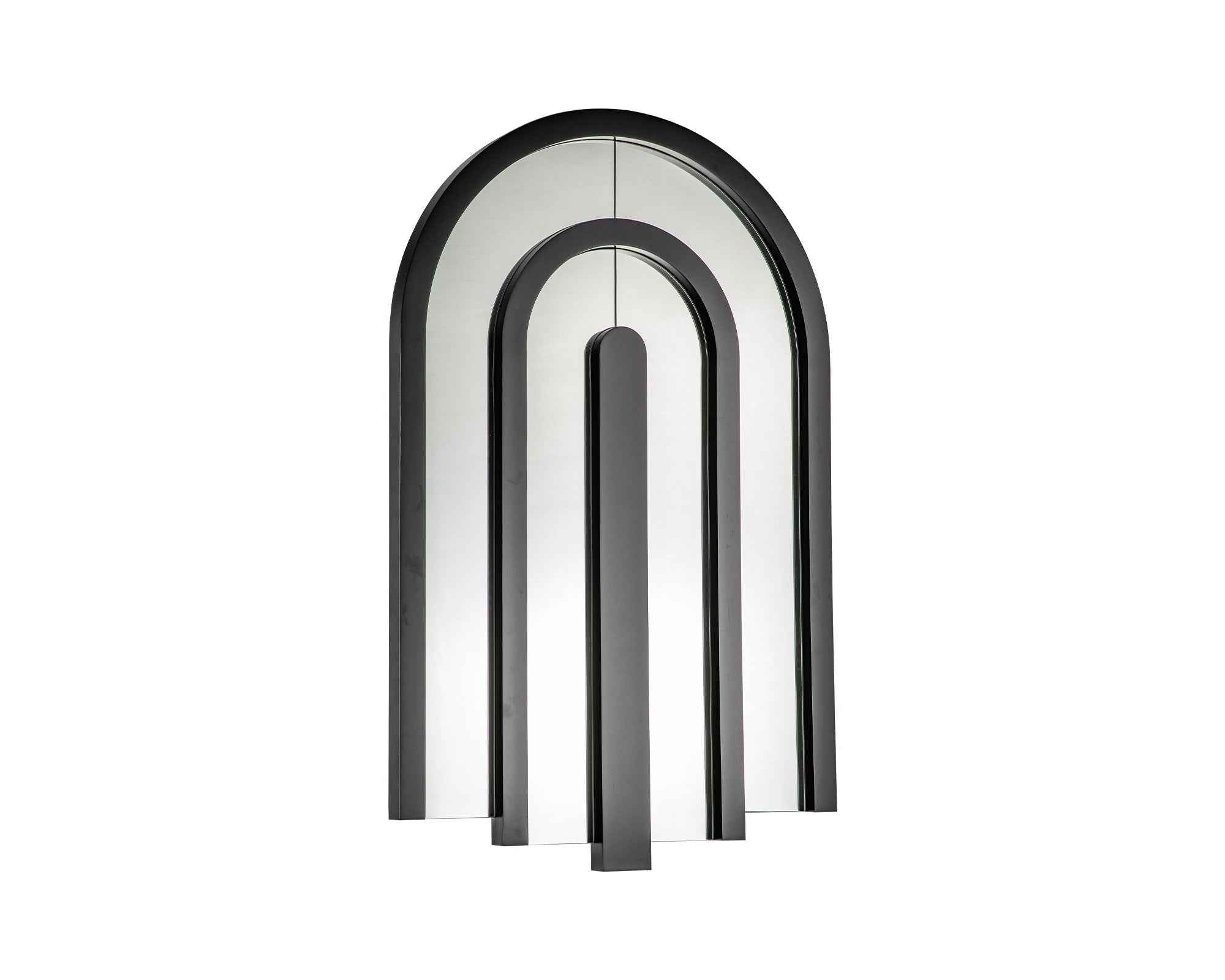 Cobra Mirror - Matt Black Wood