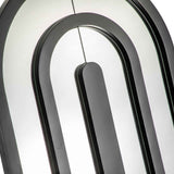Cobra Mirror - Matt Black Wood