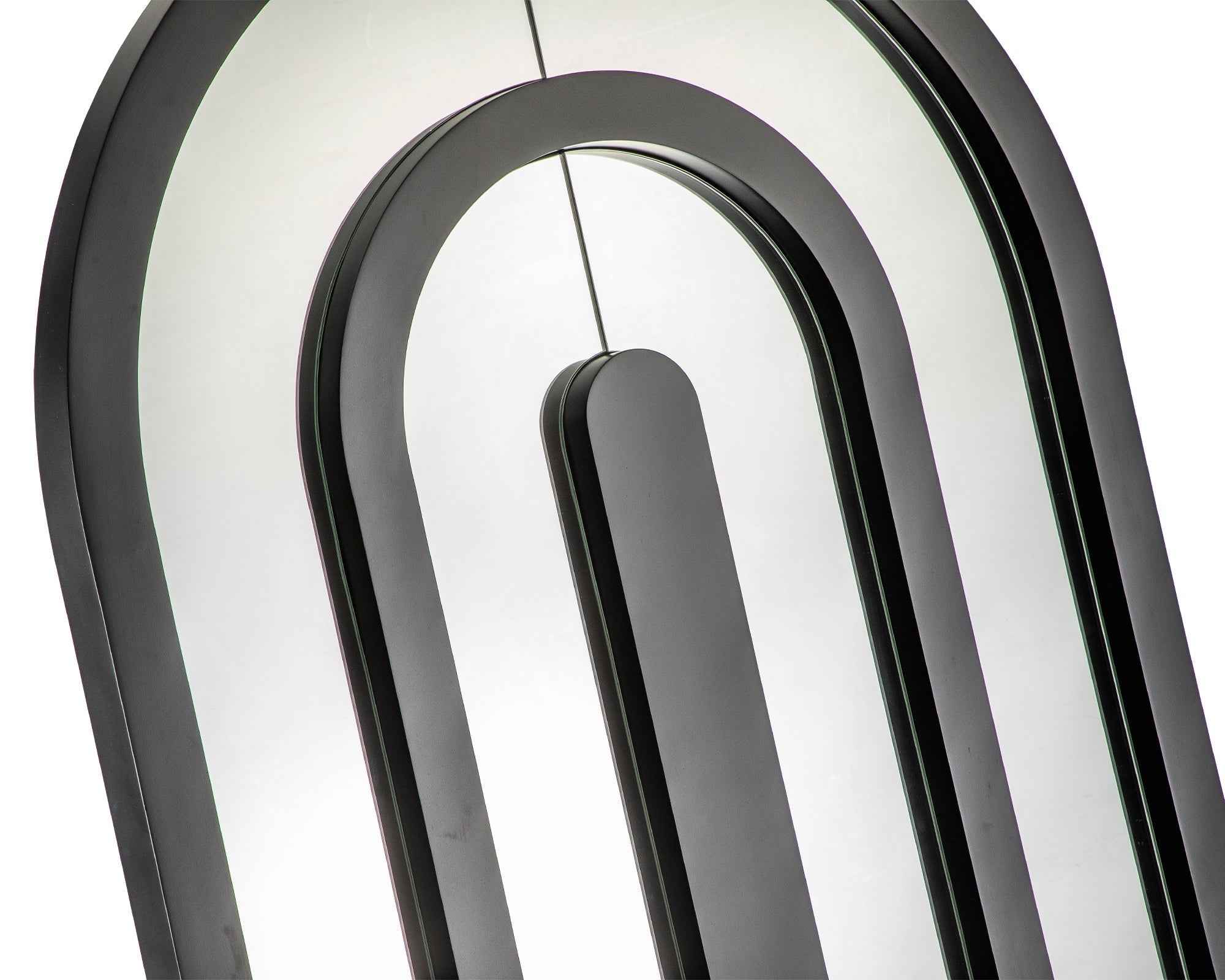 Cobra Mirror - Matt Black Wood
