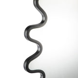 Naga Mirror - Matt Black Wood