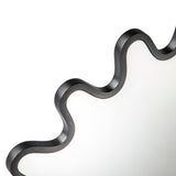 Naga Mirror - Matt Black Wood