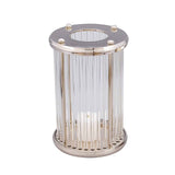 Bethany Hurricane Candle Holder - Nickel Large