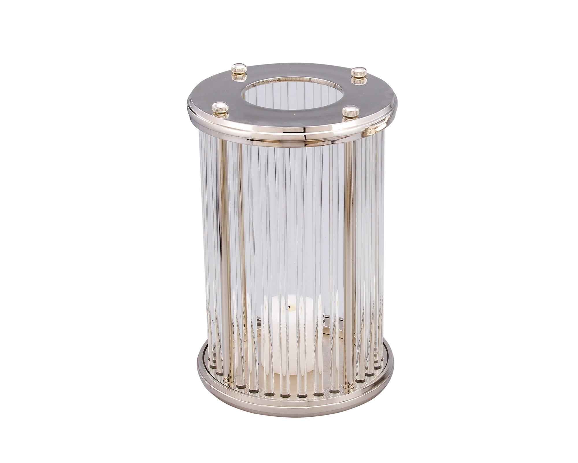 Liang & Eimil Hurricane Candle Holder Nickel Large