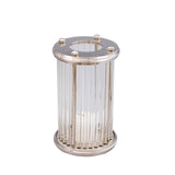 Bethany Hurricane Candle Holder - Nickel Small