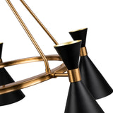 Kensington Pendant Lamp  -  Black Antique Blass