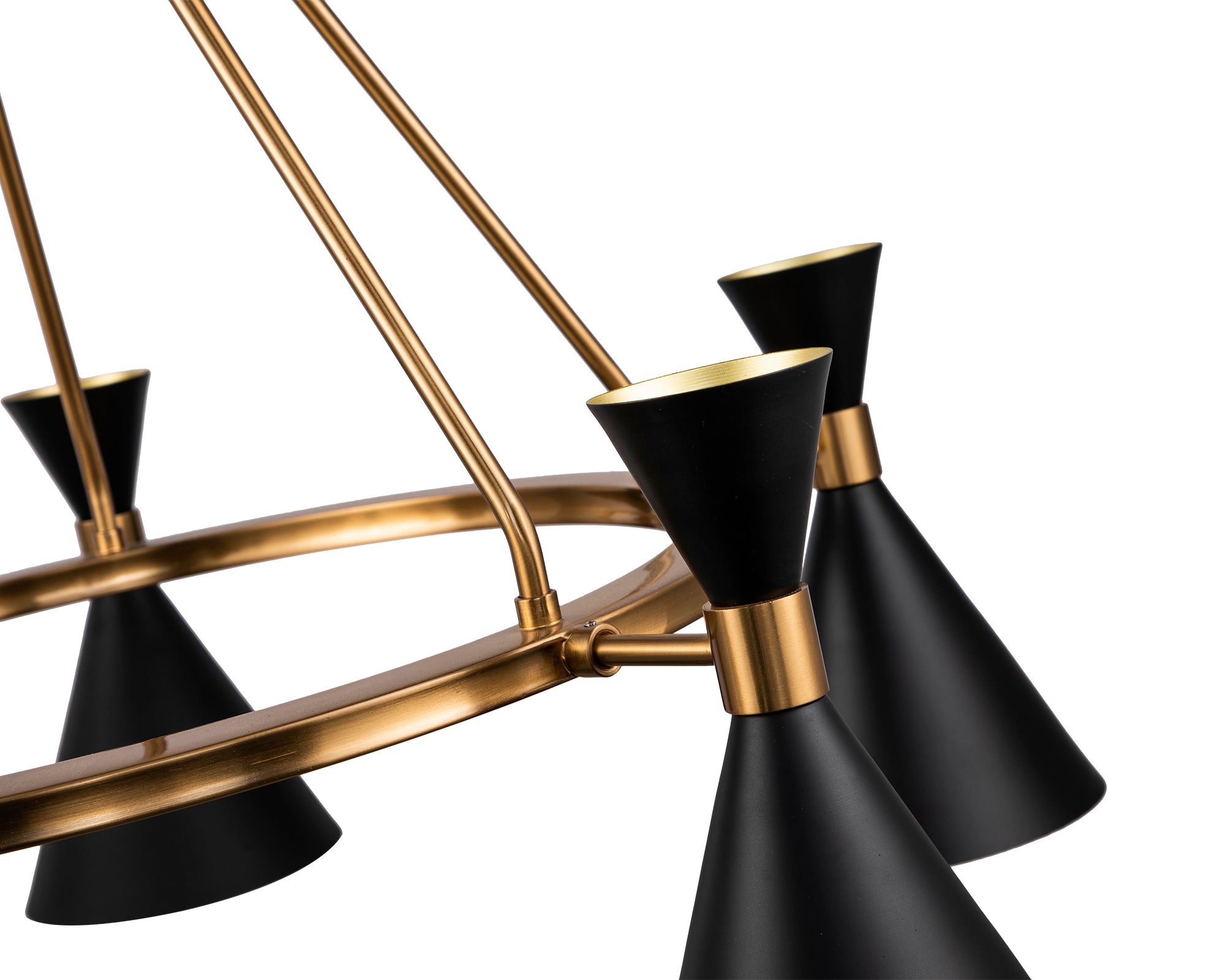 Kensington Pendant Lamp  -  Black Antique Blass