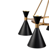Kensington Pendant Lamp  -  Black Antique Blass