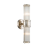 Preston Wall Light - Polished Nickel Finish, Glass
