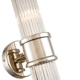Preston Wall Light - Polished Nickel Finish, Glass