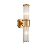 Preston Wall Light - Antique Brass Finish, Glass