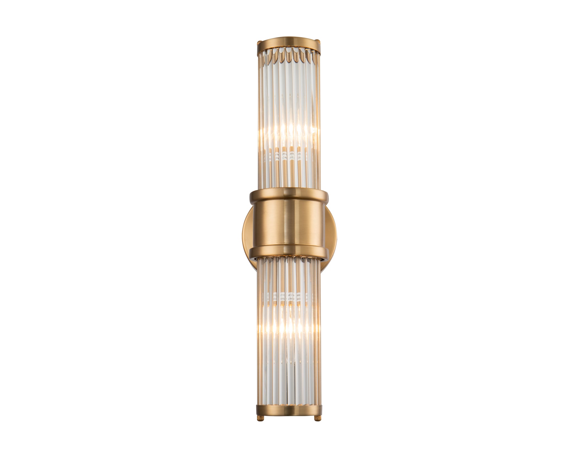 Preston Wall Light - Antique Brass Finish, Glass