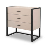 Almati Chest of Drawer - Mink Faux Leather