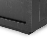 Kent Sideboard 4 Doors - Wenge Finish, Brass Finish