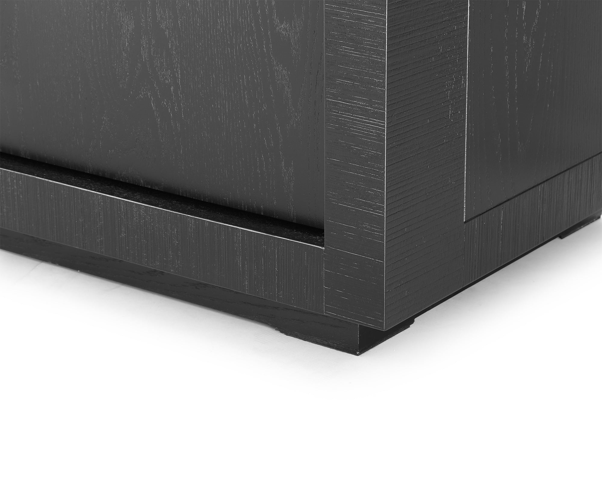 Kent Sideboard 4 Doors - Wenge Finish, Brass Finish