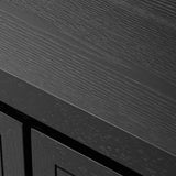 York Sideboard - Oak Veneer and Glass