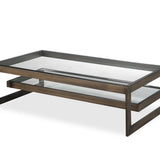 Ziggi Coffee Table - Antique Bronze Hairline Finish
