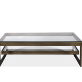 Ziggi Coffee Table - Antique Bronze Hairline Finish