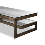 Ziggi Coffee Table - Antique Bronze Hairline Finish