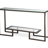 Mayfair Console Table  -  Hairline Antique Bronze