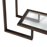 Mayfair Console Table  -  Hairline Antique Bronze