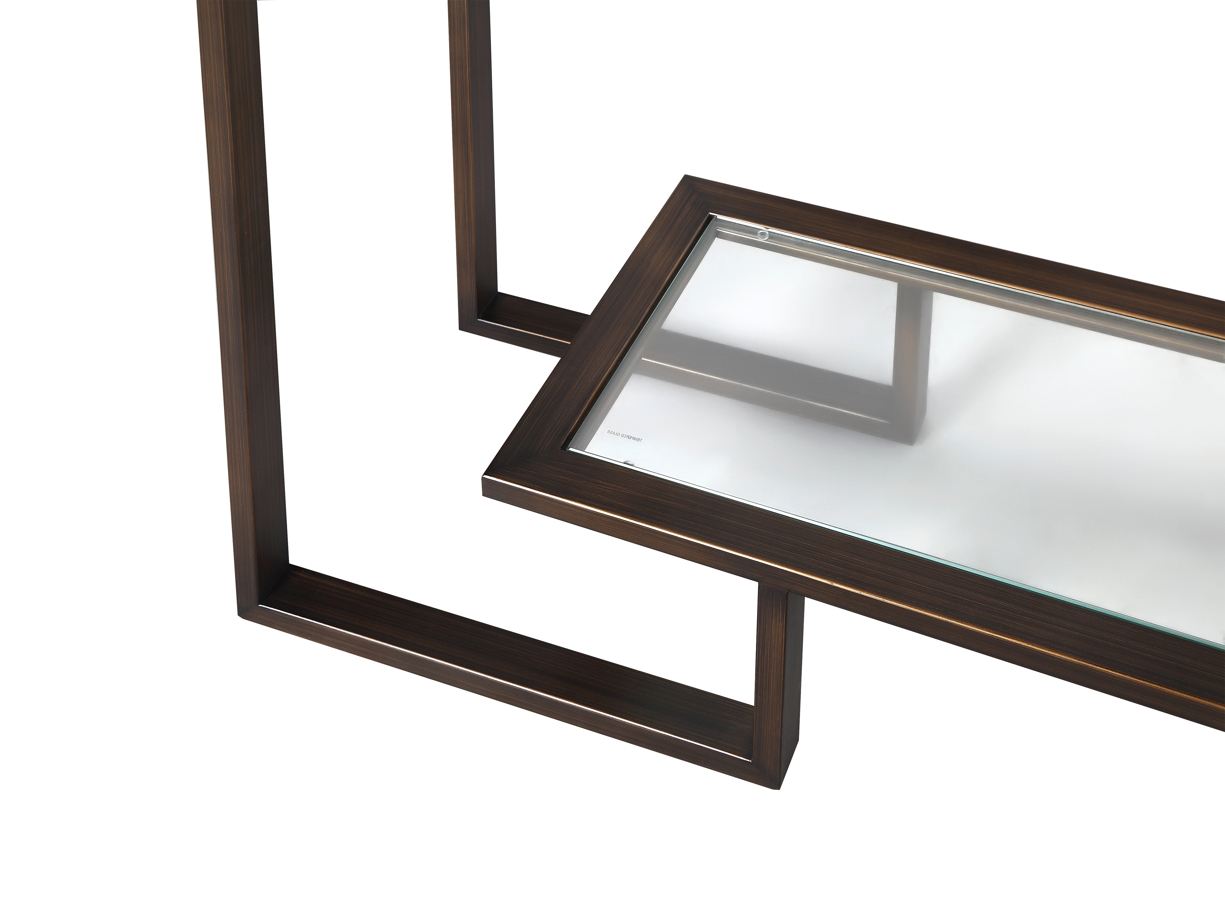 Mayfair Console Table  -  Hairline Antique Bronze