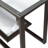 Mayfair Console Table  -  Hairline Antique Bronze