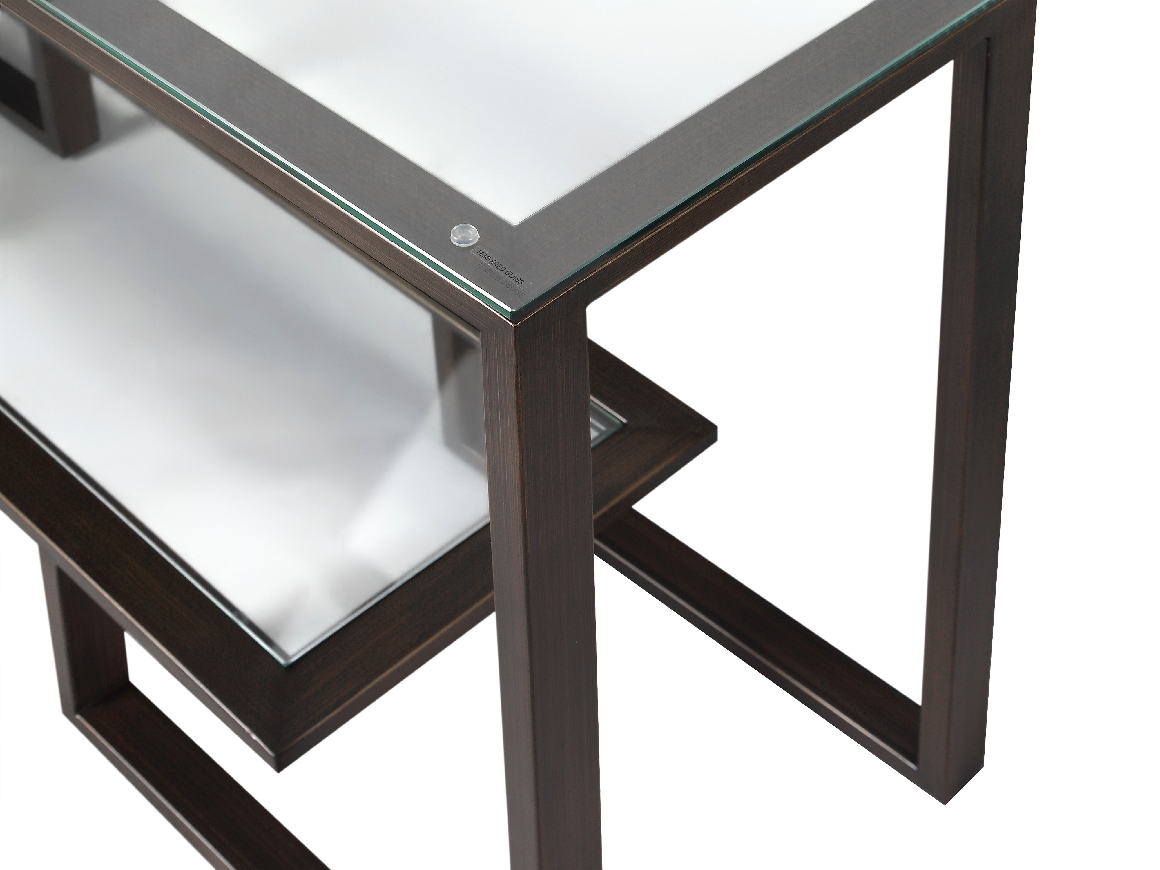 Mayfair Console Table  -  Hairline Antique Bronze