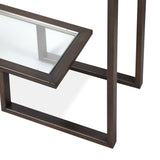 Mayfair Console Table  -  Hairline Antique Bronze