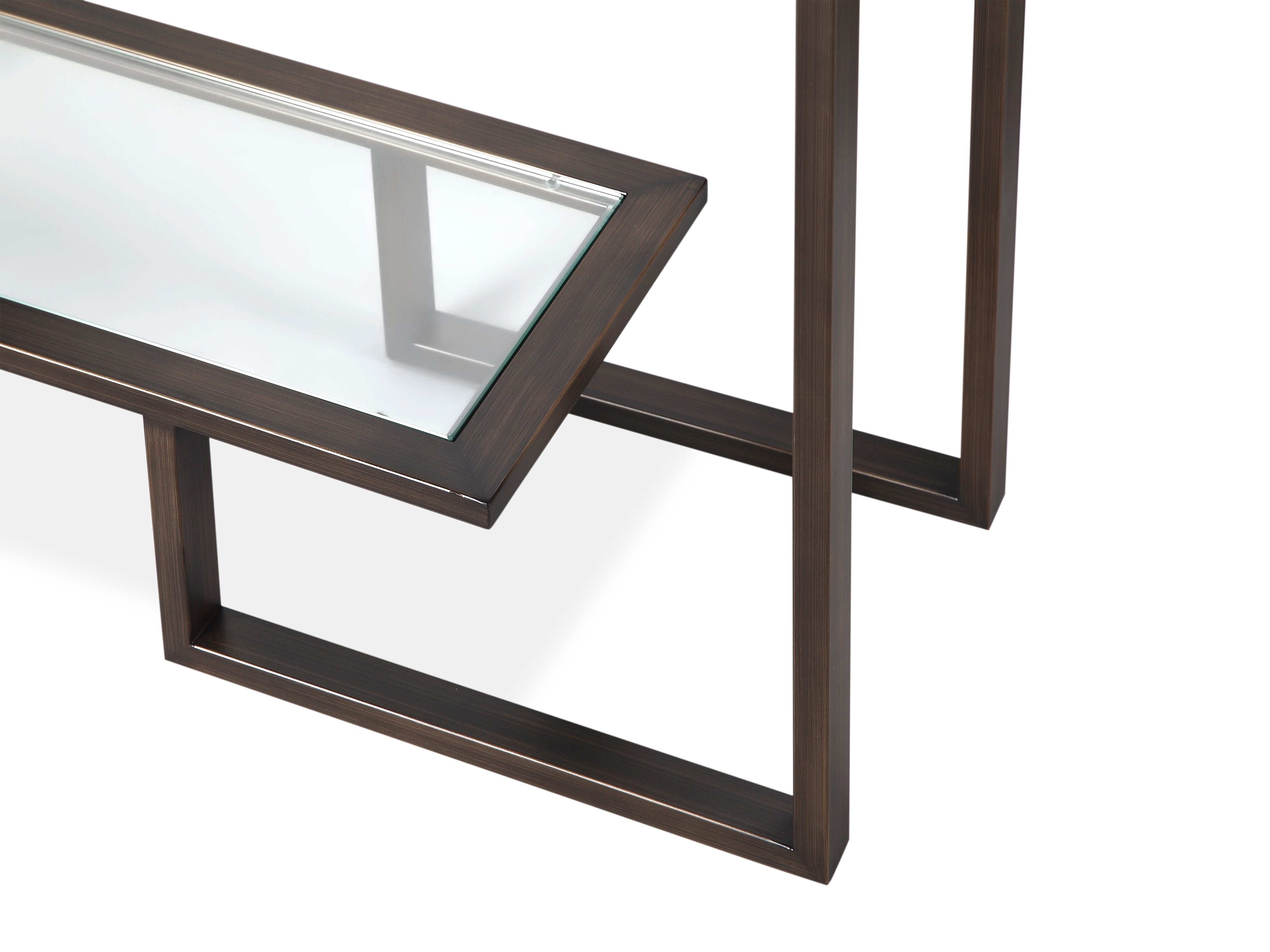 Mayfair Console Table  -  Hairline Antique Bronze