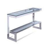 Ziggi Console Table - Antique Bronze Hairline Finish