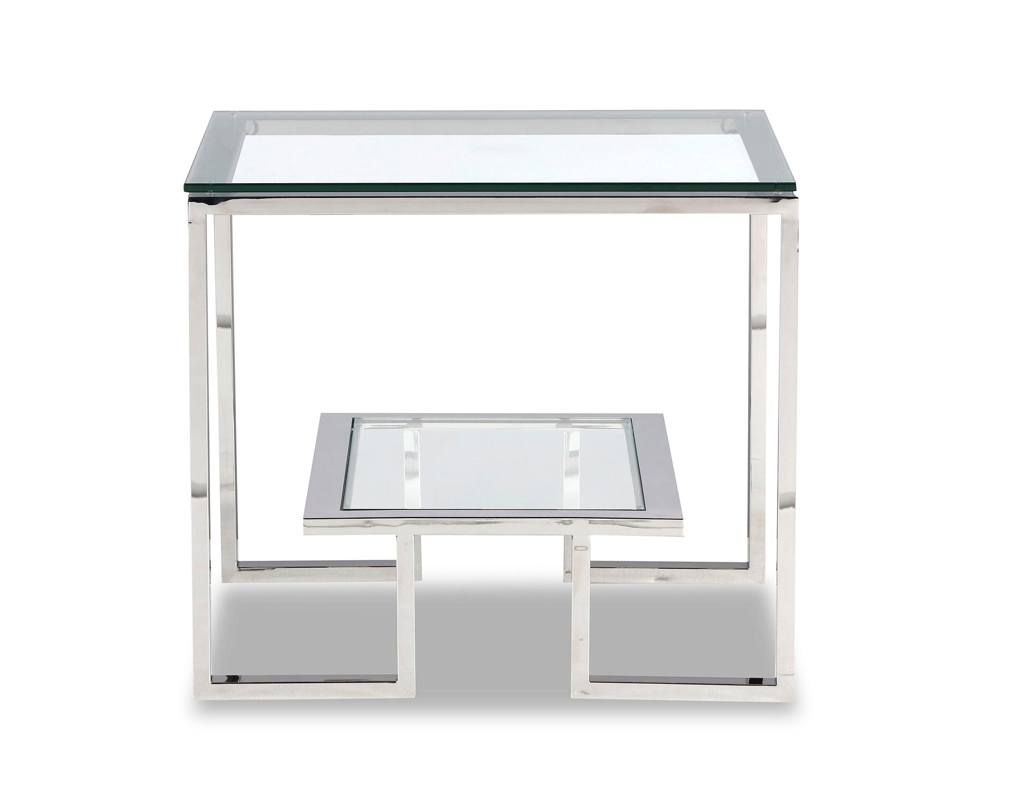 Liang & Eimil Mayfair Silver & Glass Side Table