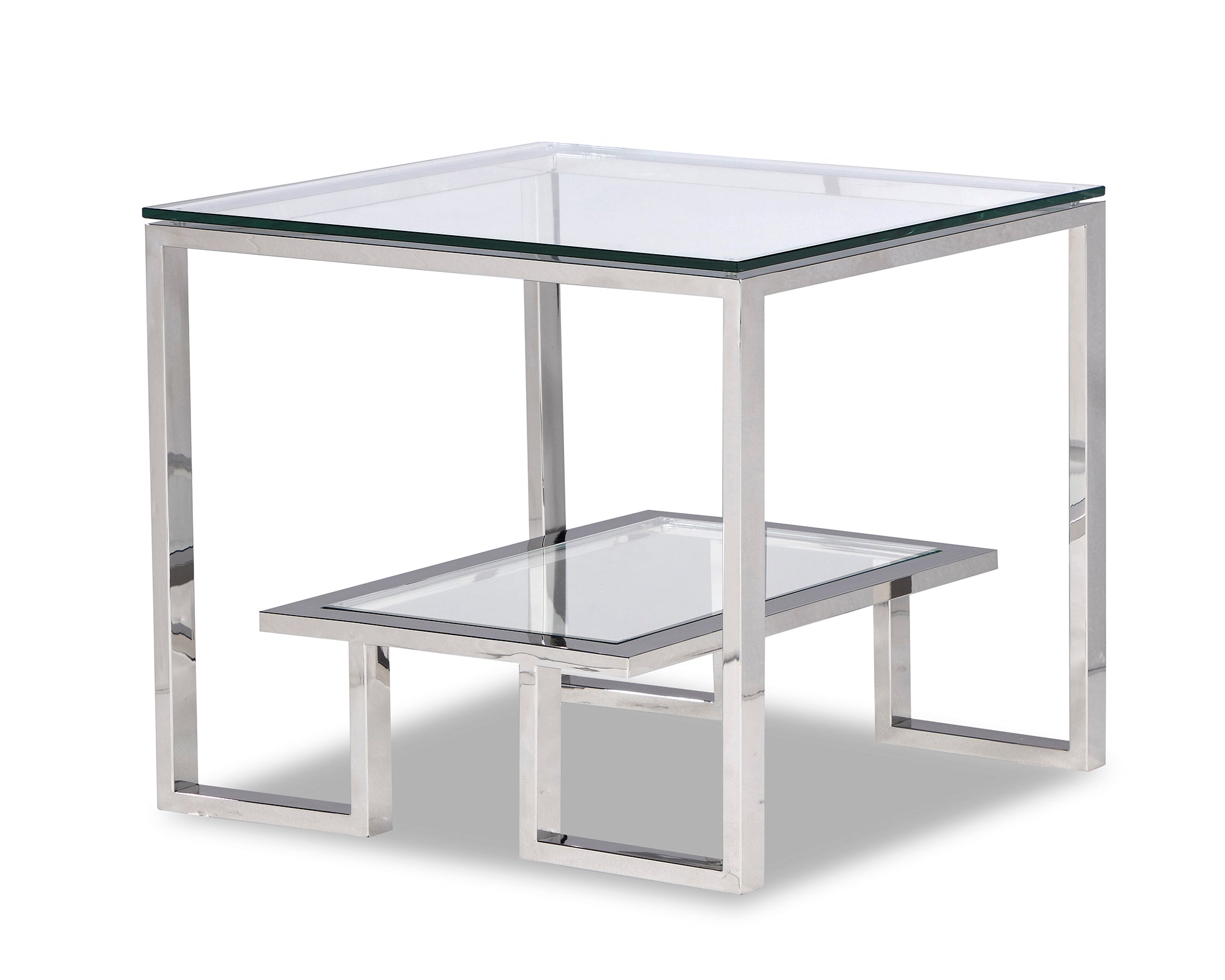 Mayfair Side Table  -  Stainless Steel
