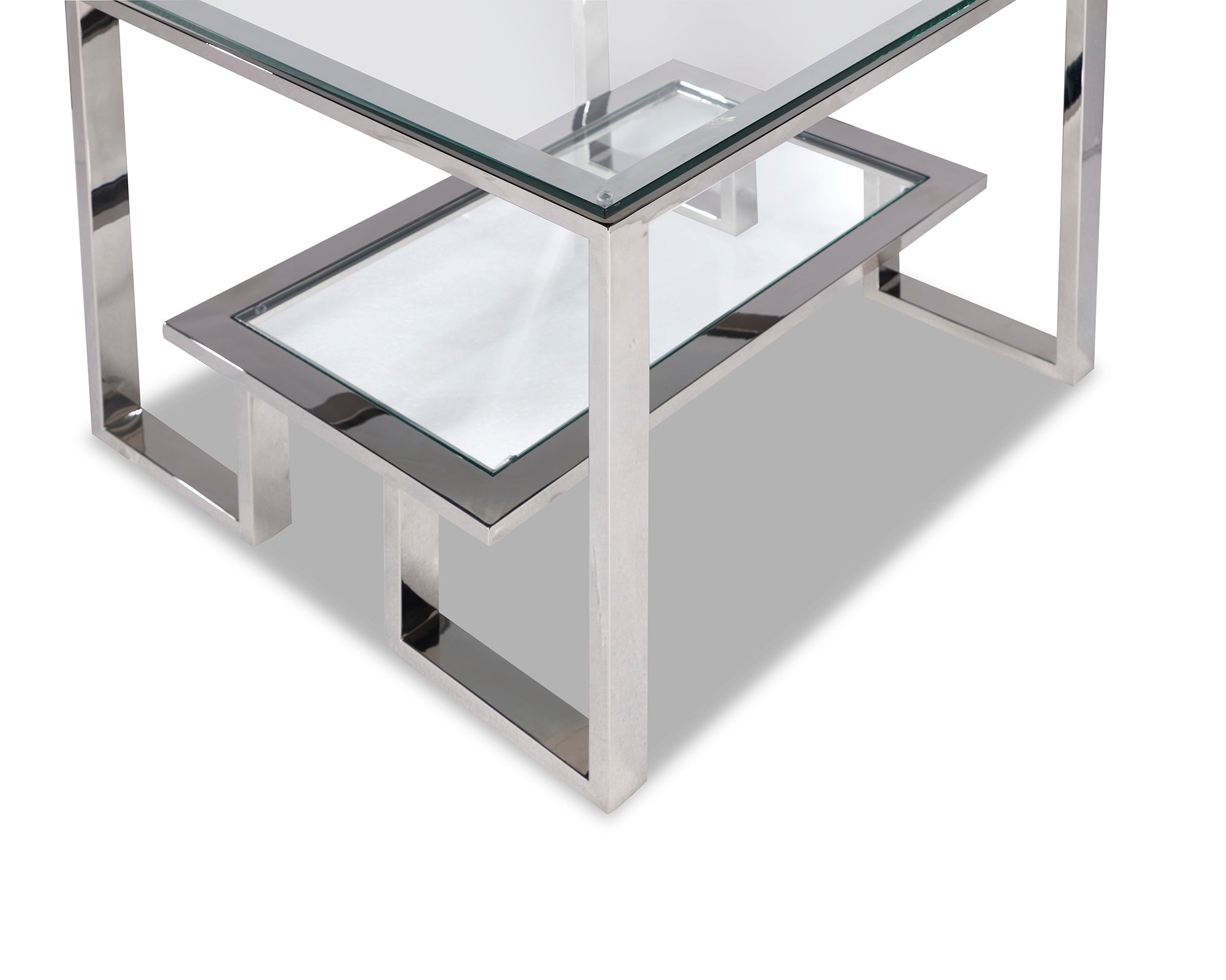 Mayfair Side Table  -  Stainless Steel