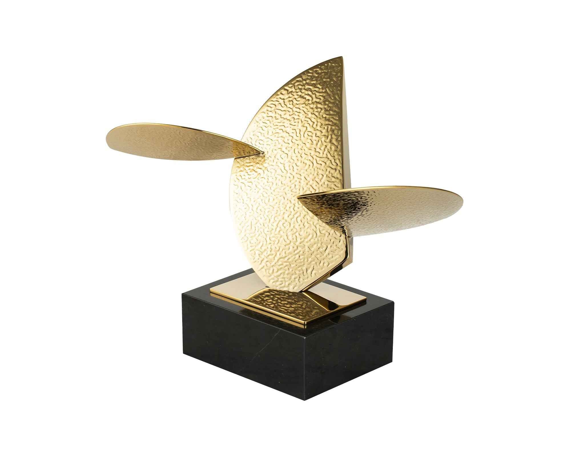 Liang & Eimil Agar Table Decor in Polished Brass