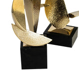 Agar Sculpture- Polished Brass