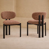 Liang & Eimil Lithos Dining Chair – Dexter Sparkle Rust – Set of 2