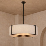 Liang & Eimil Sanderson Pendant Lamp with Matt Black Steel Frame – Excess Stock