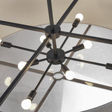Liang & Eimil Sanderson Pendant Lamp with Matt Black Steel Frame – Excess Stock