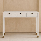 Liang & Eimil Alcudia Dressing Table - Ivory Brushed /Antique Brass