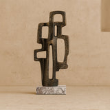 Liang & Eimil Talos Sculpture – Dark Bronze/Marble