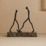 Liang & Eimil Synaxis Sculpture – Dark Bronze/Marble