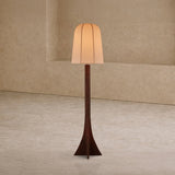 Liang & Eimil Axel Floor Lamp – Classic Brown Ash/White Linen