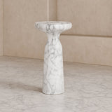 Liang & Eimil Akali Side Table – Carrara White Marble – Large