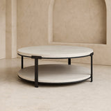 Liang & Eimil Alcana Coffee Table – Cloud Stained Oak and Black Textured Metal