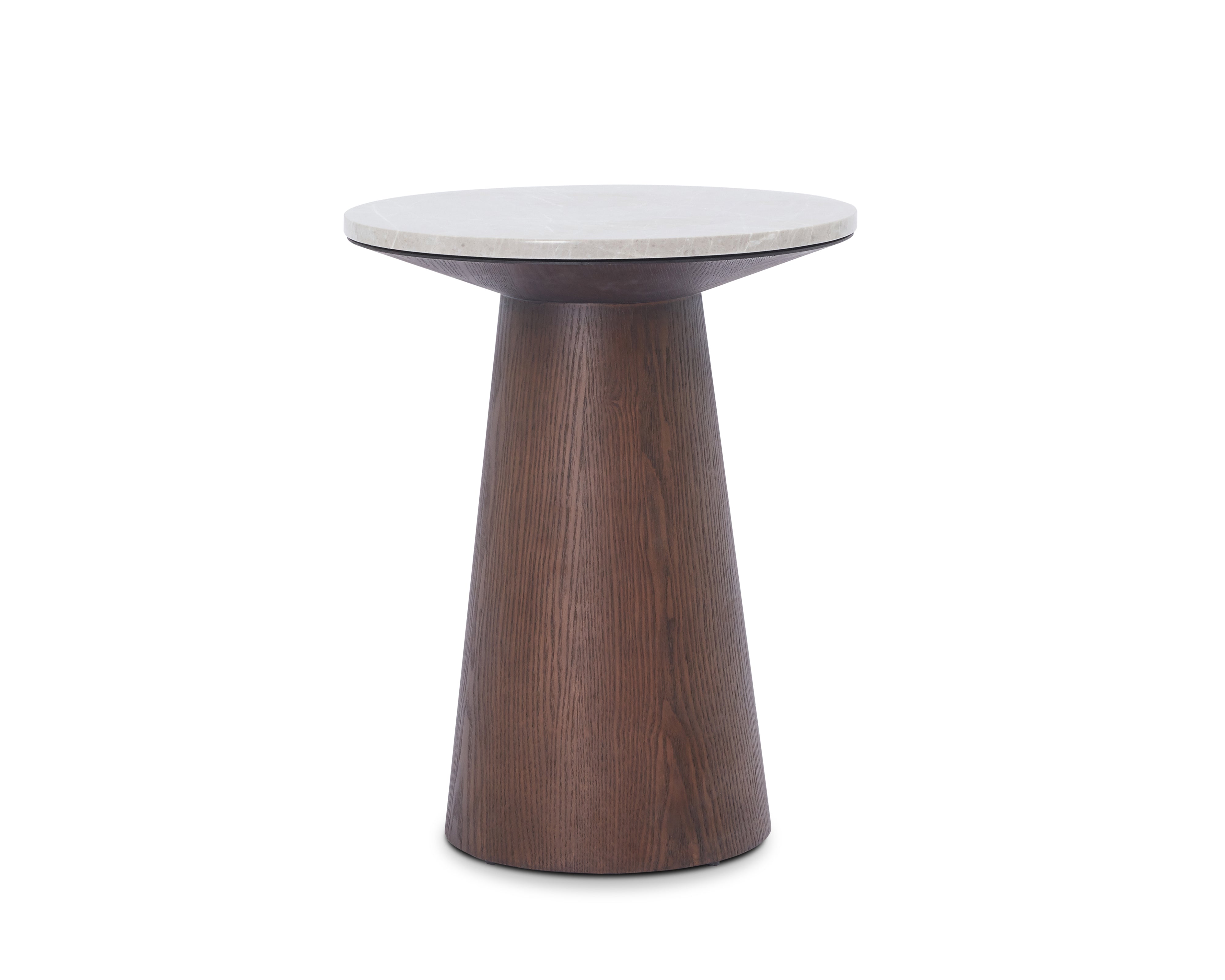 Liang & Eimil Emilio Side Table – Dark Brown & Beige Marble