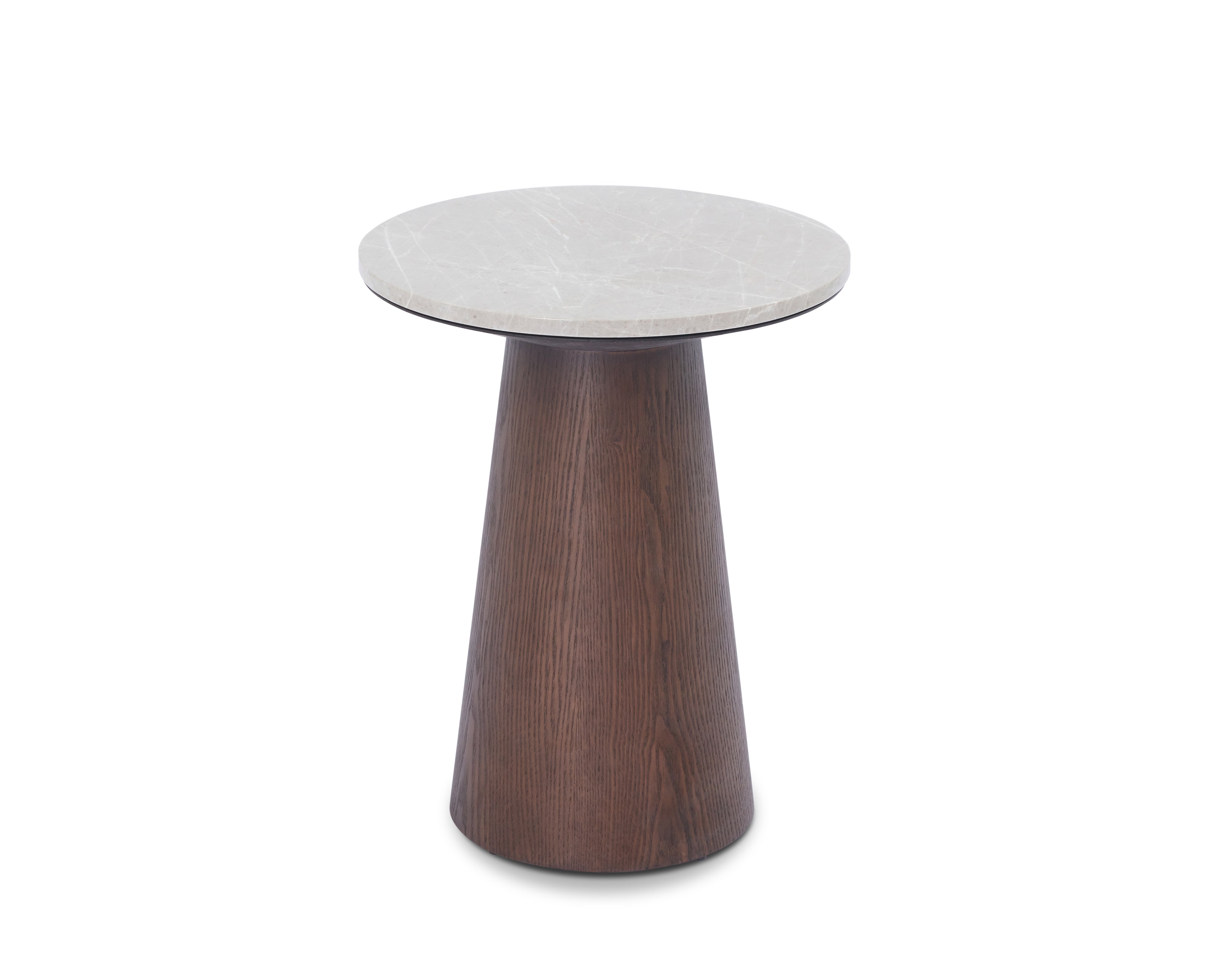 Liang & Eimil Emilio Side Table – Dark Brown & Beige Marble