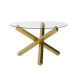 LPD Home Capri Dining Table – Gold