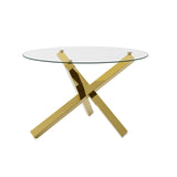 LPD Home Capri Dining Table – Gold